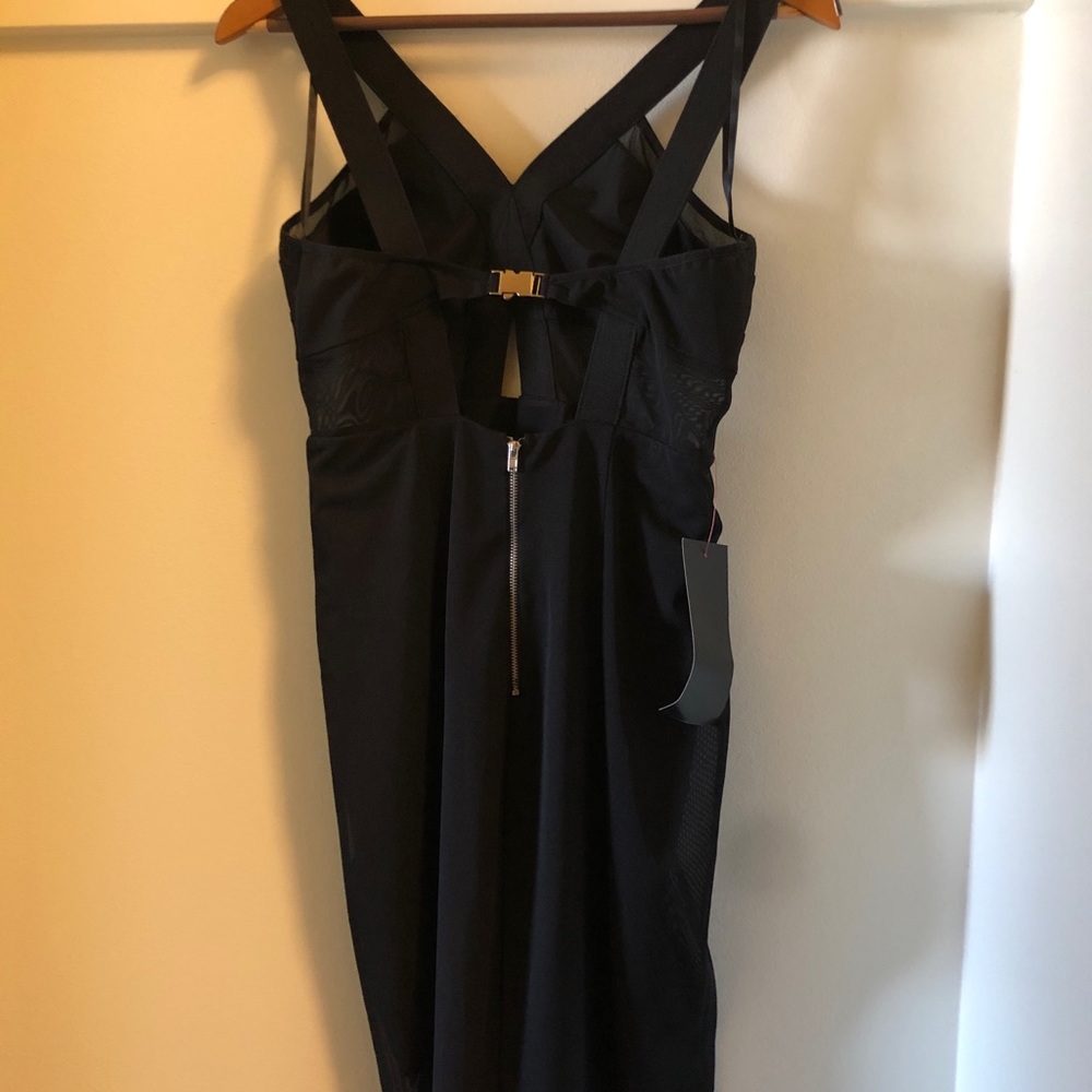 Bebe little black dress medium